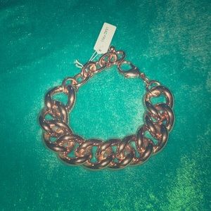 Sturdy Rose Gold thick bracelet